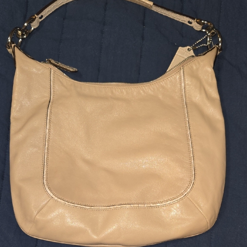 Coach Kristin Hobo Tan Leather Bag - Picture 9 of 13